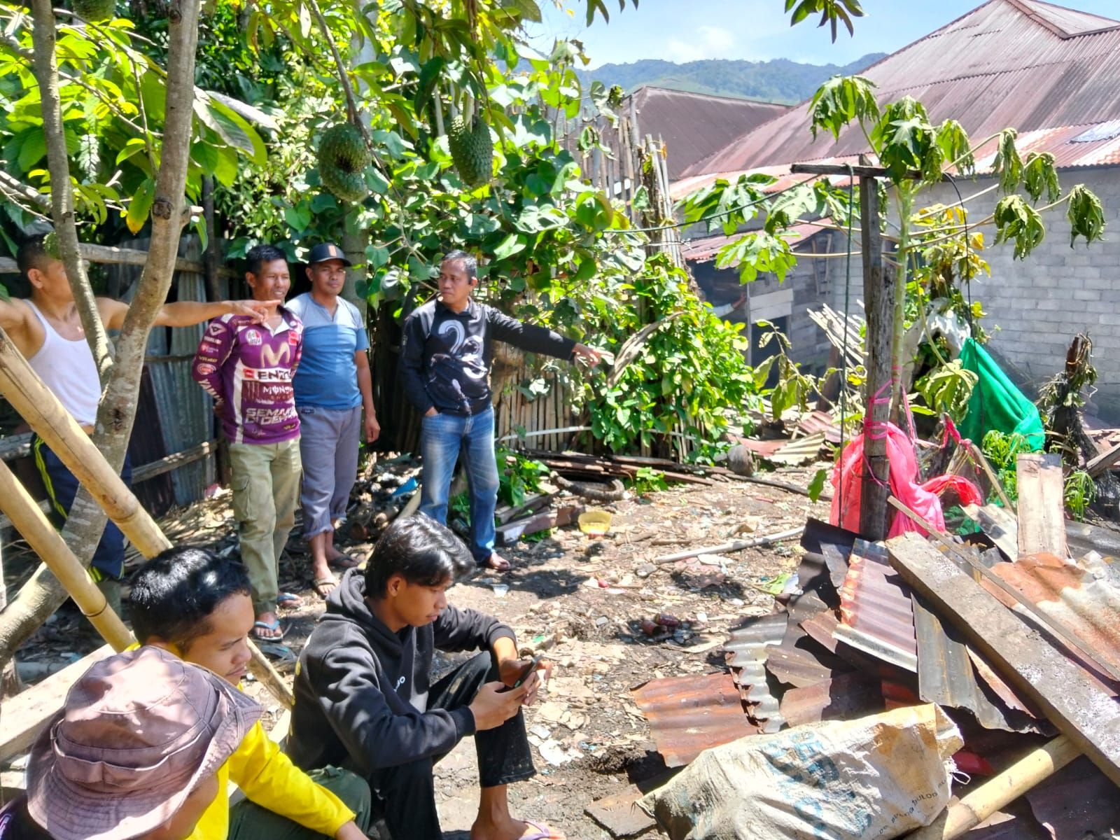 Kebakaran Hebat Melanda Permukiman Padat Di Desa Pendung Hilir, Kerinci