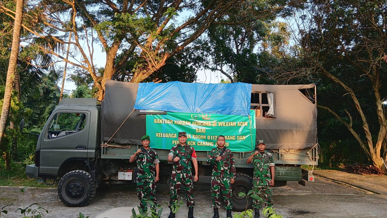 RRI.co.id - Kodim 0112/Sabang Kirim Bantuan untuk Korban Banjir Aceh