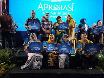 Subulussalam Borong Sembilan Penghargaan GTK Tingkat Aceh