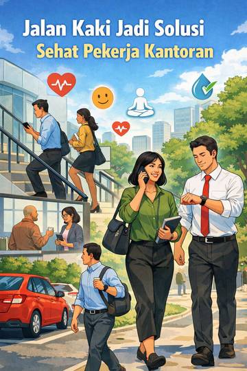 Jalan Kaki, Solusi Sehat Pekerja Kantoran
