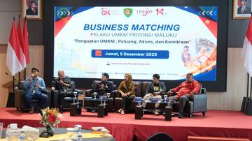 ​OJK Maluku & TPAKD Gelar Business Matching,Perluas Pembiayaan UMKM