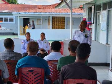 Lapas Tual Perkuat Reintegrasi Sosial Lewat Pembinaan Rohani