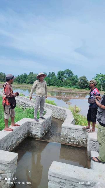 Cetak Sawah di Desa Lemoro Touna Dukung Ketahanan Pangan 