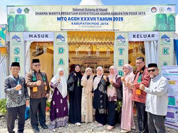 Kemenag Pidie Jaya Promosikan Produk Halal Pada MTQ 