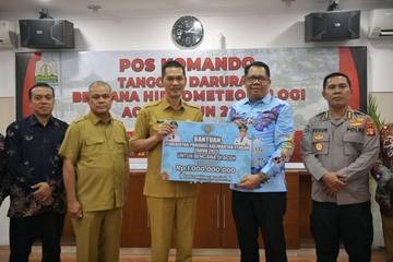 Kalimantan Tengah Salurkan Rp2,9 Miliar untuk Bencana Aceh