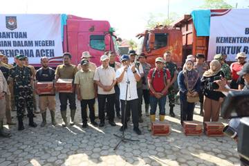 Wagub Fadhlullah Dampingi Mendagri ke Aceh Tamiang 