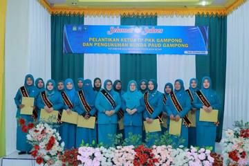 TP PKK Aceh Besar Dorong Pembangunan Masyarakat Desa 