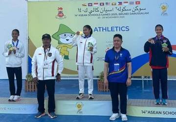 Atlet Lampung Perkasa Raih Emas di ASG Brunei