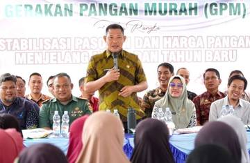 Jelang Nataru, Pemkab Tubaba Gelar Operasi Pasar Murah