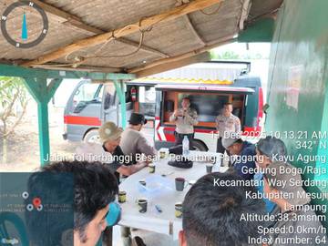 Polres Mesuji Edukasi Warga Lewat Kedai Kopi Keliling