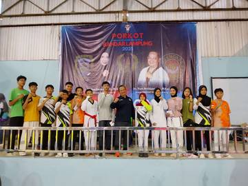 Pengkot TI Berikan Tali Asih  Atlet Bandarlampung Berprestasi 