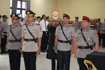 Wakapolres dan Kepala Satuan Reserse Kriminal Resmi Bertugas