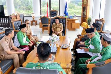 Audiensi dengan Pemkab, BAZNAS Pesisir Barat Perkuat Sinergitas