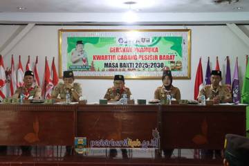 Perkuat Sinergitas, Kwarcab Gerakan Pramuka Pesibar Gelar Rakor