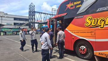  Ramp Check 50 Bus di Cicaheum, Satu Tidak Laik 