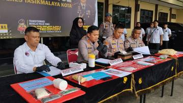 Januari 2026, Lima Kasus Narkotika Diungkap Polresta Tasikmalaya