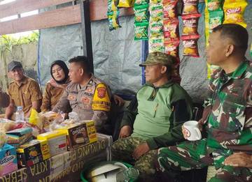 Perkuat Benteng Desa, Duet TNI Polri di Bojongsoang