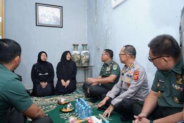 Pangdam III/Siliwangi Laksanakan Ta’ziah Korban Kecelakaan Beruntun Cisarua