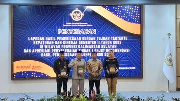Pemprov Kalsel Tuntaskan 90 Persen Temuan BPK 2025 