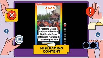 Hoaks: Video KPK Tangkap 700 Kepala Desa
