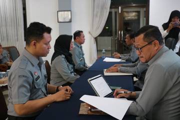 Kanwil Kemenkum Kalsel Asesmen Tim Pokja Zona Integritas