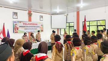 Camat Lantik Dewan Kerja Ranting Gerakan Pramuka