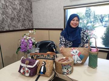 UMKM Anyaman Purun Dorong Kearifan Lokal