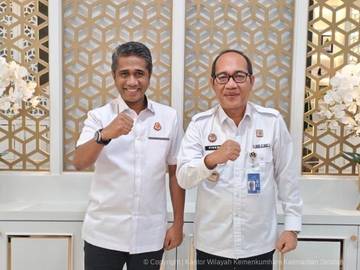 Satukan Komitmen Penguatan Hukum, Kemenkum Kalsel Audiensi Kejati