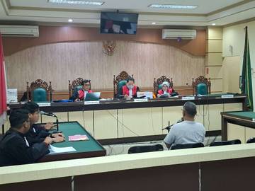 Mantan Sekda Balangan Jalani Sidang Perdana