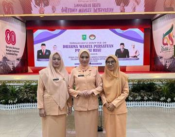 DWP Meranti Hadiri Puncak Peringatan HUT DWP Riau