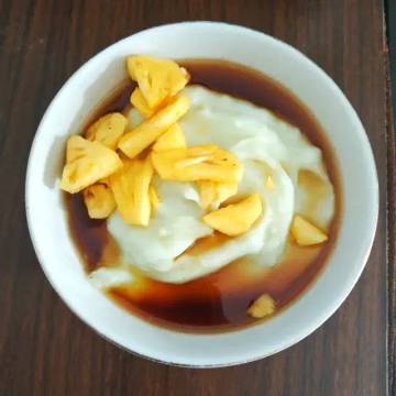 Bubur Sumsum Pandan Nanas Legit dan Lembut