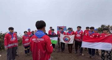 SAB Mahira Deklarasikan Semangat Sumpah Pemuda di Sumbing