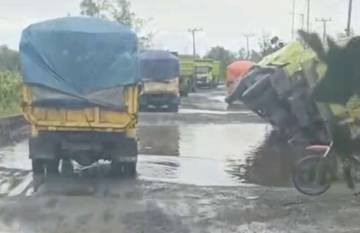 Jalan Pelabuhan Pulau-Baai Rusak Parah, Legislator Minta Diperbaiki