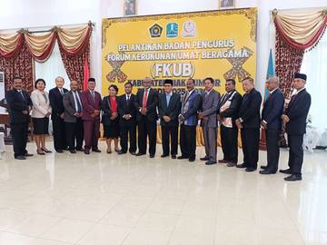 Berikut Nama Badan Pengurus FKUB Biak Numfor,Periode 2025-2030