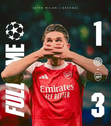 Arsenal Permalukan Inter 3-1, di Giuseppe Meazza