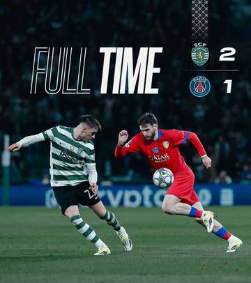 Sporting Lisbon Tundukan PSG 2-1 di Liga Champions