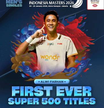 Alwi Farhan Juara Indonesia Masters 2026