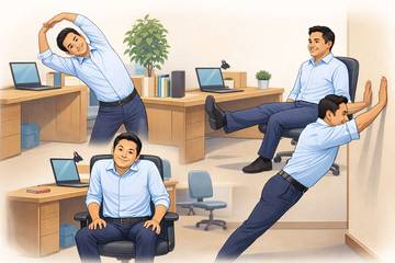 Gerakan Olahraga Ringan di Kantor Tanpa Ribet