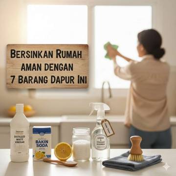 Bersihkan Rumah Aman Dengan 7 Barang Dapur Ini