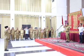 Bupati JKA Pimpin Apel Gabungan ASN Padang Pariaman