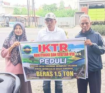 IKTR Salurkan Bantuan Beras 1,5 Ton Ke TanjungRaya