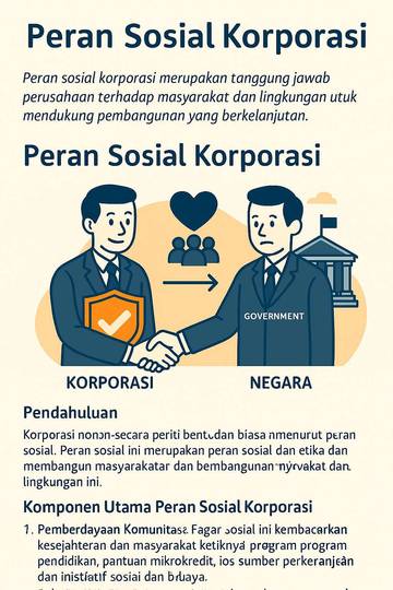 Peran Sosial Korporasi
