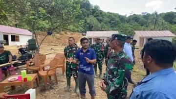 Kodim 0312/Padang DorongPercepatan PembangunanHuntara Kapalo Koto Pauh Padang