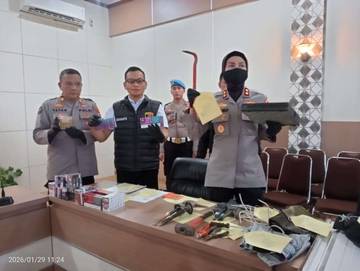 Jaringan Pencurian Minimarket di Majalengka Dibongkar Polisi