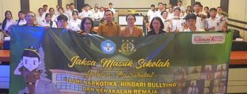 Jaksa Masuk Sekolah Edukasi Pelajar Sadar Hukum