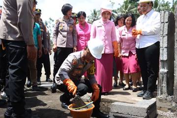 Kapolres Gianyar Hadiri Groundbreaking Pembangunan SPPG 