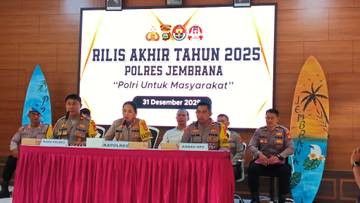 Kriminalitas di Jembrana Turun Tajam Sepanjang 2025