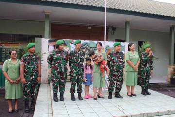 Dandim Sambut Warga Baru dan Lepas Pejuang Bangsa 
