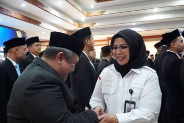  Kakanwil Kemenkum Bali Hadiri Pelantikan Pejabat Imigrasi