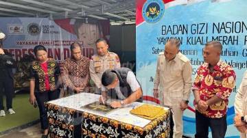Dapur MBG Nangatobong Terapkan Rapid Test Biddokes Polri
